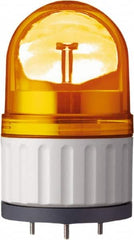 Schneider Electric - 24 VAC/VDC, 125 mAmp, Rotating Beacon LED Light - Surface Mounted, 5.81 Inch High, 84mm Diameter, 138 Flashes per min - Makers Industrial Supply