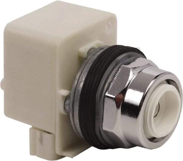 Schneider Electric - 1.18 Inch Mount Hole, Extended Straight, Pushbutton Switch Only - Round, Illuminated, Momentary (MO), Weatherproof, Dust and Oil Resistant - Makers Industrial Supply