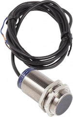 Telemecanique Sensors - NPN, PNP, 10mm Detection, Cylinder, Inductive Proximity Sensor - 2 Wires, IP68, IP69, 24 to 240 VAC/VDC, M30x1.5 Thread, 62mm Long - Makers Industrial Supply