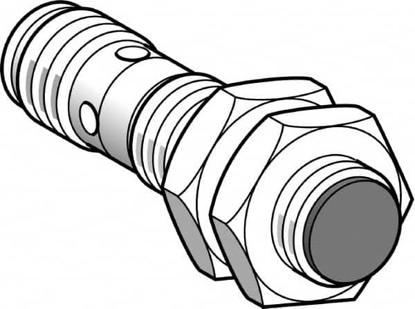 Telemecanique Sensors - NPN, PNP, NC, 5mm Detection, Cylinder, Inductive Proximity Sensor - 2 Wires, IP67, IP69, 12 to 24 VDC, M18x1 Thread, 50mm Long - Makers Industrial Supply