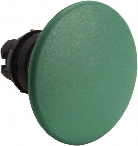 Schneider Electric - 22mm Mount Hole, Extended Mushroom Head, Pushbutton Switch Only - Round, Green Pushbutton, Nonilluminated, Momentary (MO) - Makers Industrial Supply