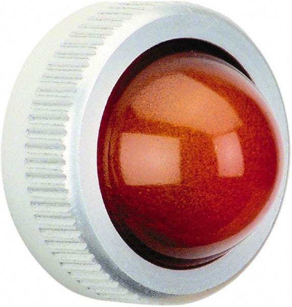 Schneider Electric - Round Pilot and Indicator Light Lens - Amber - Makers Industrial Supply