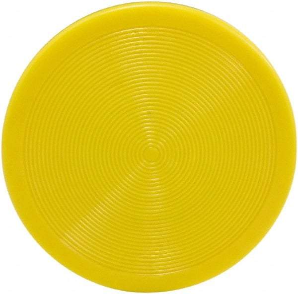 Schneider Electric - Extended Mushroom Head Pushbutton Switch Knob - Yellow, Round Button, Incandescent Lamp, Illuminated - Makers Industrial Supply