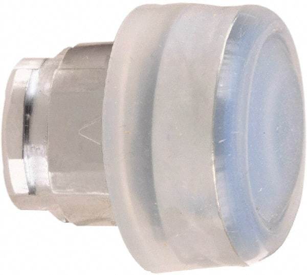 Schneider Electric - 22mm Mount Hole, Flush, Pushbutton Switch Only - Round, Blue Pushbutton, Nonilluminated, Momentary (MO) - Makers Industrial Supply