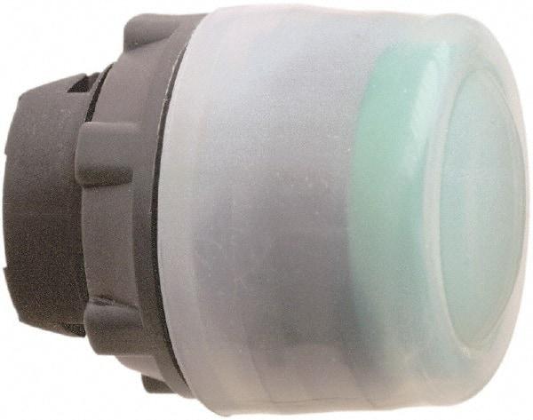 Schneider Electric - 22mm Mount Hole, Flush, Pushbutton Switch Only - Round, Green Pushbutton, Nonilluminated, Momentary (MO) - Makers Industrial Supply