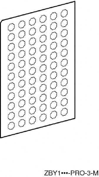 Schneider Electric - Round, Legend Plate Insert - I - Makers Industrial Supply