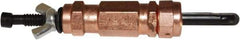 Zephyr Tool Group - 1/4 Drill 1/4" Pin Diam, Copper Cleco Wing Nut Fastener - Standard Length, 0 to 1" Grip - Makers Industrial Supply