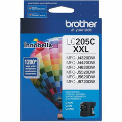 Brother - Cyan Ink Cartridge - Use with Brother MFC-J4320DW, J4420DW, J4620DW, J5520DW, J5620DW, J5720DW - Makers Industrial Supply