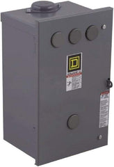 Square D - 3R NEMA Rated, 4 Pole, Electrically Held Lighting Contactor - 20 A (Tungsten), 30 A (Fluorescent), 110 VAC at 50 Hz, 120 VAC at 60 Hz, 4NO Contact Configuration - Makers Industrial Supply