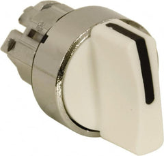 Schneider Electric - 22mm Mount Hole, 2 Position, Handle Operated, Selector Switch - White, Maintained (MA), Nonilluminated, Shock, Vibration and Water Resistant - Makers Industrial Supply