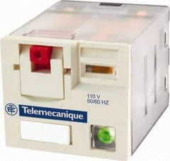 Schneider Electric - 3,750 VA Power Rating, Electromechanical Plug-in General Purpose Relay - 15 Amp at 250 VAC & 28 VDC, 3CO, 24 VAC - Makers Industrial Supply