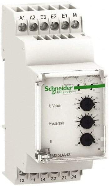 Schneider Electric - 2NO/2NC, 24-240 VAC/DC Control Relay - DIN Rail Mount - Makers Industrial Supply