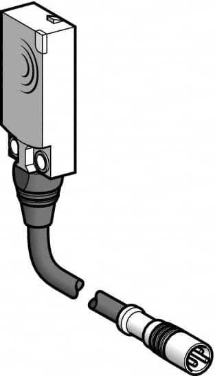 Telemecanique Sensors - NPN, PNP, NC, Flat, Inductive Proximity Sensor - 2 Wires, IP68, 12 to 24 VDC, 15mm Wide - Makers Industrial Supply