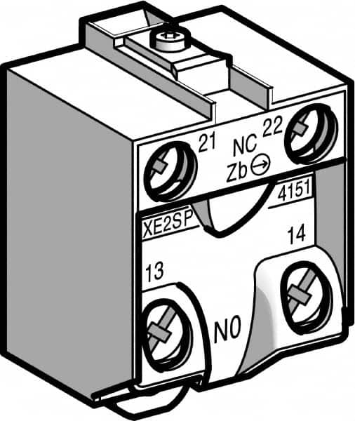 Telemecanique Sensors - NO/NC, Electrical Switch Contact Block - Makers Industrial Supply