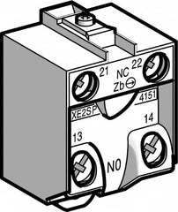 Telemecanique Sensors - NO/NC, Electrical Switch Contact Block - Makers Industrial Supply