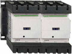 Schneider Electric - 3 Pole, 110 Coil VAC at 50/60 Hz, 115 Amp at 440 VAC, Reversible IEC Contactor - 3 Phase hp: 100 at 575/600 VAC, 30 at 200/208 VAC, 40 at 230/240 VAC, 75 at 460/480 VAC - Makers Industrial Supply