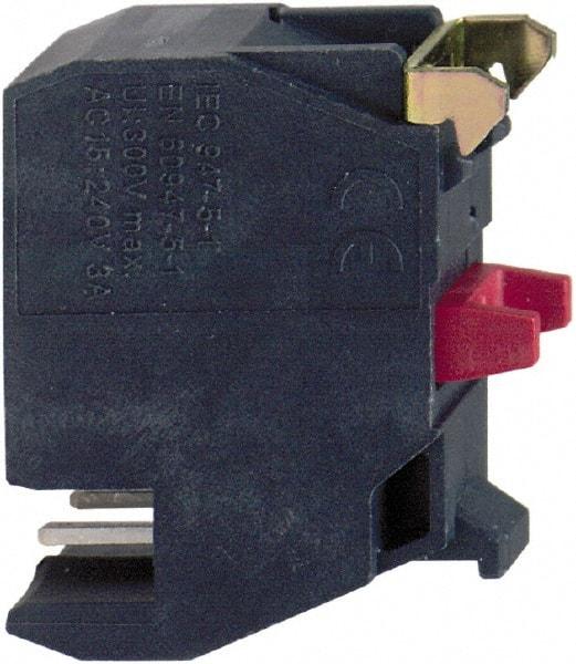 Schneider Electric - NC, Multiple Amp Levels, Electrical Switch Contact Block - Plug-in Terminal - Makers Industrial Supply