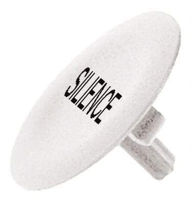 Schneider Electric - Flush Pushbutton Switch Cap - White, Round Button, Nonilluminated - Makers Industrial Supply