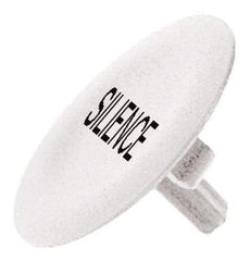 Schneider Electric - Flush Pushbutton Switch Cap - White, Round Button, Nonilluminated - Makers Industrial Supply