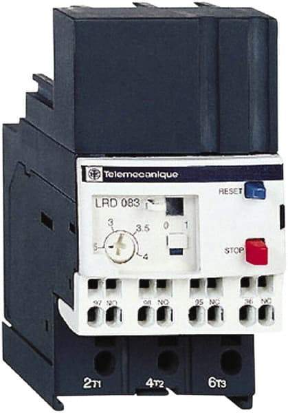 Schneider Electric - 2.5 to 4 Amp, 690 VAC, Thermal IEC Overload Relay - Trip Class 10A, For Use with LC1D09 and LC1D38 - Makers Industrial Supply