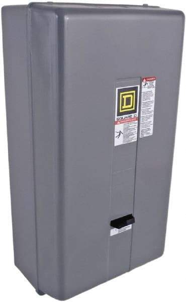 Square D - 208 Coil VAC at 60 Hz, 135 Amp, NEMA Size 4, Nonreversible Enclosed Enclosure NEMA Motor Starter - 40 hp at 1 Phase, 1 Enclosure Rating - Makers Industrial Supply