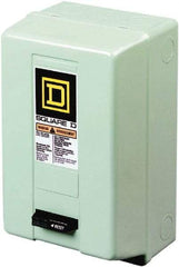 Square D - 3 Pole, 220 Coil VAC at 50 Hz, 240 Coil VAC at 60 Hz, 90 Amp NEMA Contactor - NEMA 1 Enclosure, 50 Hz at 220 VAC and 60 Hz at 240 VAC - Makers Industrial Supply