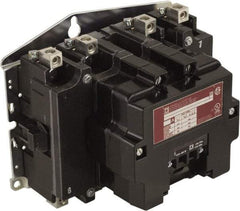 Square D - No Enclosure, 4 Pole, Electrically Held Lighting Contactor - 100 A (Tungsten), 220 VAC at 50 Hz, 240 VAC at 60 Hz - Makers Industrial Supply