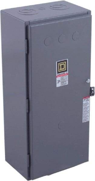 Square D - 1 NEMA Rated, 4 Pole, Electrically Held Lighting Contactor - 100 A (Tungsten), 277 VAC at 60 Hz - Makers Industrial Supply