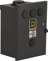 Square D - 3R NEMA Rated, 2 Pole, Electrically Held Lighting Contactor - 30 A (Tungsten), 110 VAC at 50 Hz, 120 VAC at 60 Hz - Makers Industrial Supply