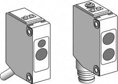 Telemecanique Sensors - M8 Connector, 15m Nominal Distance, Shock and Vibration Resistant, Through Beam Photoelectric Sensor - 12 to 24 VDC, 1000 Hz, PBT, 20mm Long x 11mm Wide x 43mm High - Makers Industrial Supply