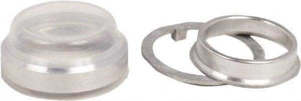 Schneider Electric - Pushbutton Switch Boot - Clear, Round Button, Nonilluminated - Makers Industrial Supply