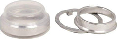 Schneider Electric - Pushbutton Switch Boot - Clear, Round Button, Nonilluminated - Makers Industrial Supply