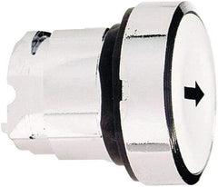 Schneider Electric - 22mm Mount Hole, Flush, Pushbutton Switch Only - Round, White Pushbutton, Nonilluminated, Momentary (MO) - Makers Industrial Supply