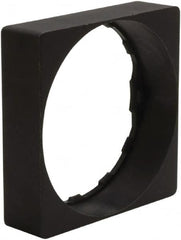 Schneider Electric - Pushbutton Switch Square Trim - Black, Round Button - Makers Industrial Supply