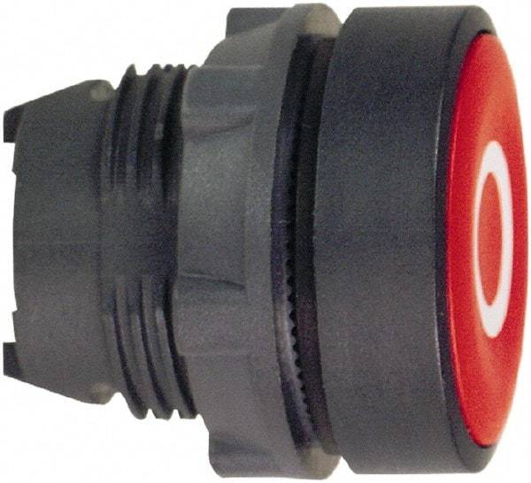 Schneider Electric - 22mm Mount Hole, Flush, Pushbutton Switch Only - Round, Red Pushbutton, Nonilluminated, Momentary (MO) - Makers Industrial Supply