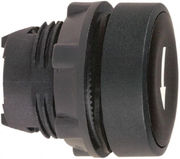 Schneider Electric - 22mm Mount Hole, Flush, Pushbutton Switch Only - Round, Black Pushbutton, Nonilluminated, Momentary (MO) - Makers Industrial Supply