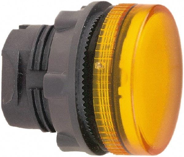 Schneider Electric - Round Pilot and Indicator Light Lens - Orange - Makers Industrial Supply