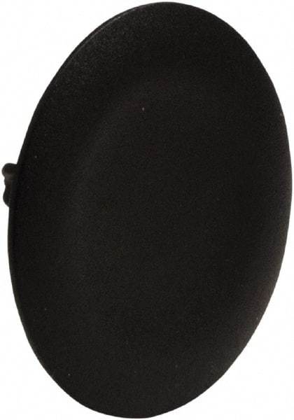 Schneider Electric - Flush Pushbutton Switch Cap - Black, Round Button, Nonilluminated - Makers Industrial Supply