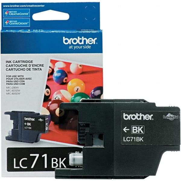 Brother - Black Ink Cartridge - Use with Brother MFC-J280W, J425W, J430W, J435W, J625DW, J825DW, J835DW - Makers Industrial Supply