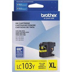 Brother - Yellow Ink Cartridge - Use with Brother DCP-J152W, MFC-J245, J285DW, J4310DW, J4410DW, J450DW, J4510DW, J4610DW, J470DW, J4710DW, J475DW, J650DW, J6520DW, J6720DW, J6920DW, J870DW, J875DW - Makers Industrial Supply