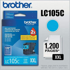 Brother - Cyan Ink Cartridge - Use with Brother MFC-J4310DW, J4410DW, J4510DW, J4610DW, J4710DW, J6520DW, J6720DW, J6920DW - Makers Industrial Supply