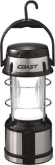 Coast Cutlery - White, Red LED Bulb, 460 Lumens, Industrial/Tactical Flashlight - Black Aluminum Body, 0 D Batteries Not Included - Makers Industrial Supply