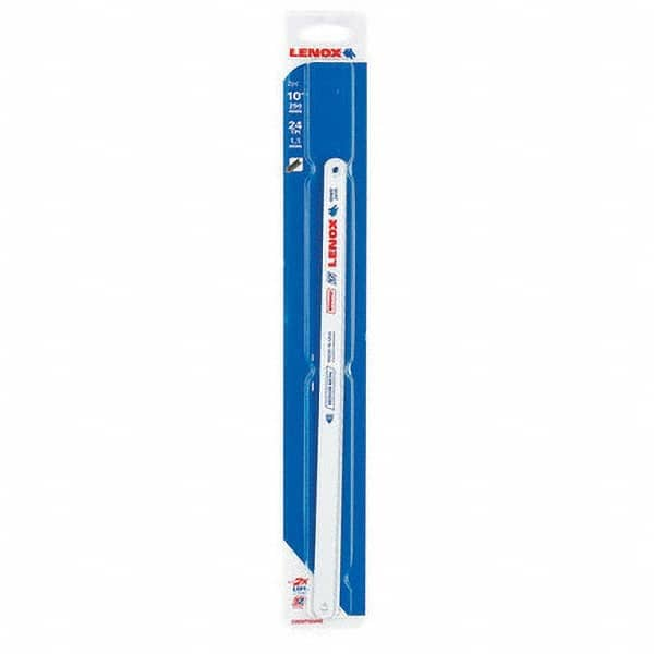 Lenox - Hand Hacksaw Blades Blade Material: Bi-Metal Blade Length (Inch): 10 - Makers Industrial Supply