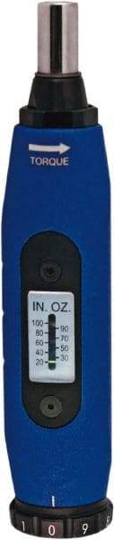 CDI - 1 Max In/oz, Torque Limiting Screwdriver - 5-1/2" OAL, 1/4" Drive - Makers Industrial Supply