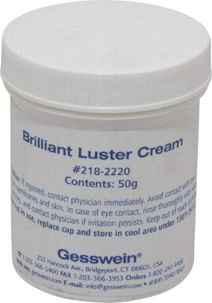 Made in USA - 50 g Polishing Compound - Use on Aluminum, Brass, Bronze, Chrome & Steel - Makers Industrial Supply