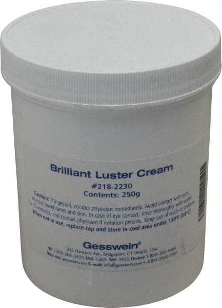 Made in USA - 250 g Polishing Compound - Use on Aluminum, Brass, Bronze, Chrome & Steel - Makers Industrial Supply