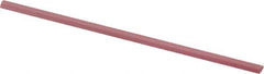 Value Collection - Half Round, Synthetic Ruby, Midget Finishing Stick - 100mm Long x 4mm Wide x 2mm Thick, Fine Grade - Makers Industrial Supply