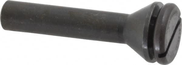 Value Collection - 3/8" Hole, Screw Lock Wheel Mandrel - 2" OAL, 1/4" Max Wheel Width, 3/8" Shank Diam - Makers Industrial Supply