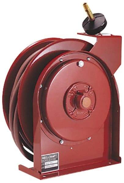 Reelcraft - 17' Spring Retractable Hose Reel - 300 psi, Hose Included - Makers Industrial Supply