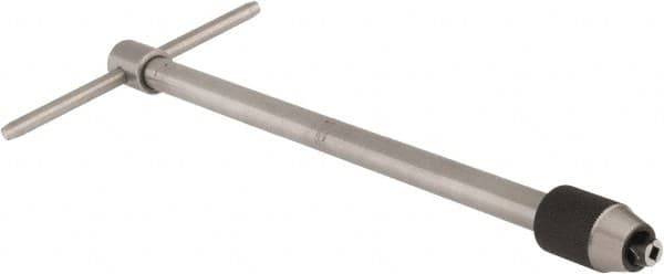 Starrett - 7/32 to 7/16" Tap Capacity, T Handle Tap Wrench - 10" Overall Length - Makers Industrial Supply